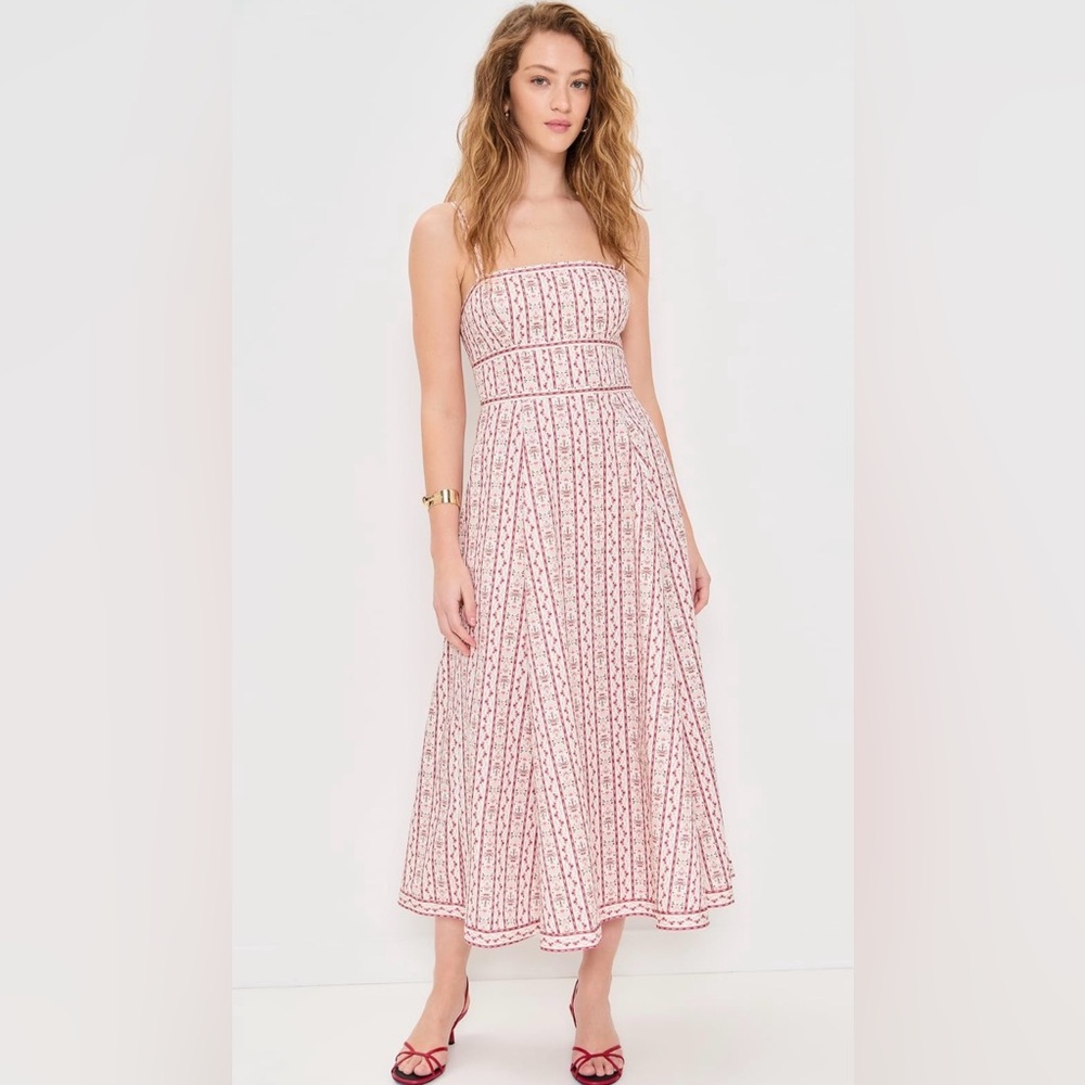 Hill house pink ikat emma stripe Margot